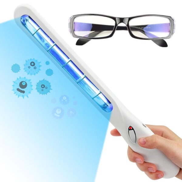 UV-C Dual Usage Germicidal 5W Quartz Lamp Wand With Foldable Case, Anti UV-C Glasses. Professional Portable Ultraviolet Sterilizer/Sanitizer - Image 18