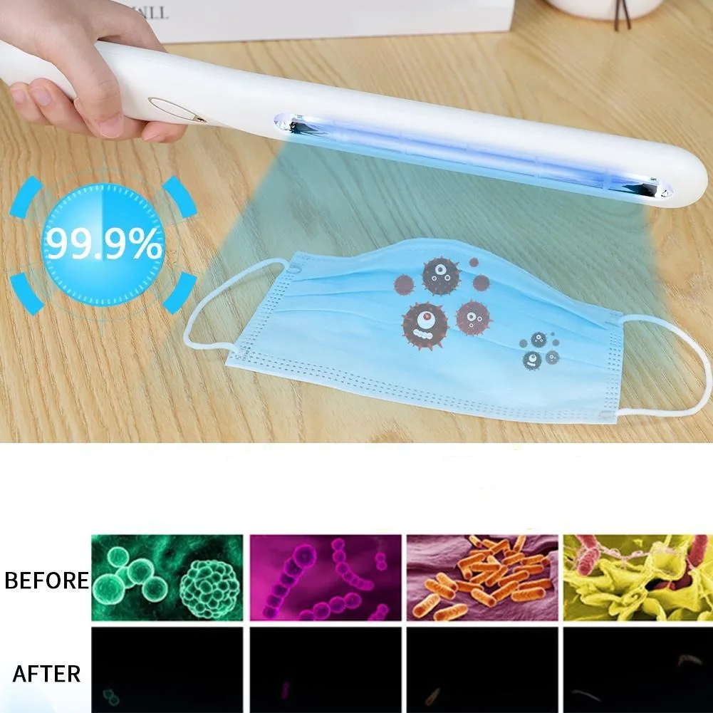 Professional 5W UV-C Quartz Sanitizer Surface Treatment Wand with Portable Treatment Bag & UV Safety Eye Protection - Image 9