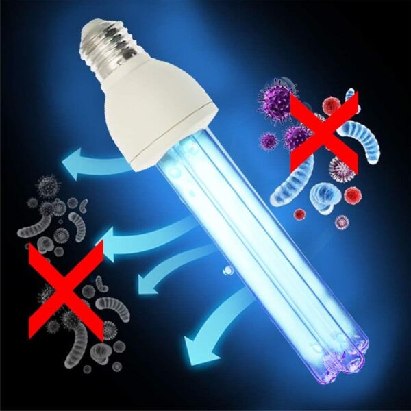 USA 25W UV-C & Ozone Disinfection Sterilizing Germicidal Standard Quartz Bulb For Rooms Home / Business - Image 2